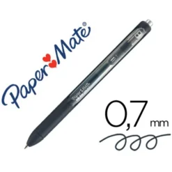 Boligrafo Paper Mate Inkjoy Retractil Gel 0,7 mm Color Negro