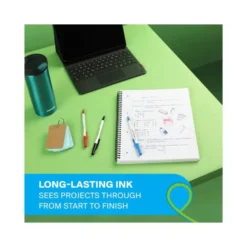 BOLIGRAFO PAPER MATE KILOMETRICO PUNTA 1 MM PLASTICO RECICLADO 80% COLOR AZUL
