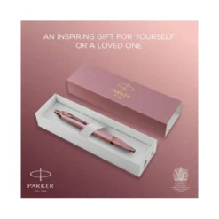 BOLIGRAFO PARKER IM POINTE MOYENNE MAUVE ROSA/COBRE