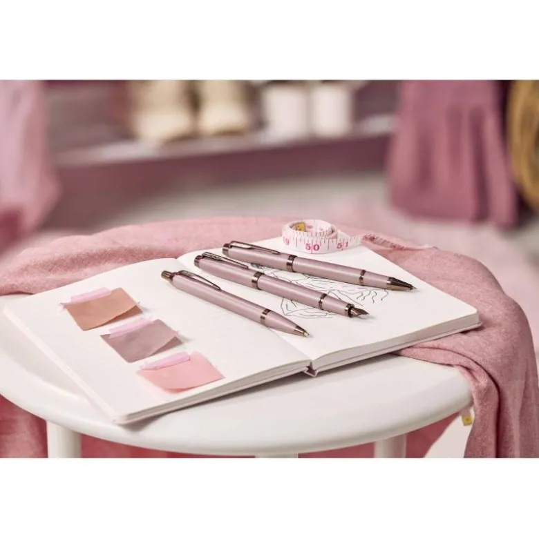 BOLIGRAFO PARKER IM POINTE MOYENNE MAUVE ROSA/COBRE
