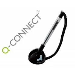 Boligrafo peana Q-Connect azul 0,7 mm