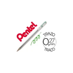 Boligrafo Pentel BK-77 verde 0,27 mm