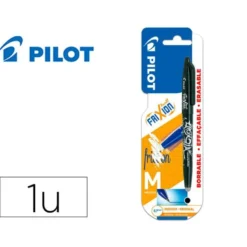 BOLIGRAFO PILOT FRIXION BALL BORRABLE 0,7 MM PUNTA MEDIA NEGRO EN BLISTER