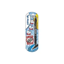 BOLIGRAFO PILOT FRIXION CLICKER BORRABLE 0,7 MM PUNTA MEDIA NEGRO EN BLISTER