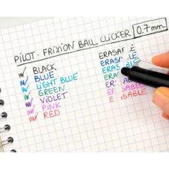 BOLIGRAFO PILOT FRIXION CLICKER BORRABLE 0,7 MM PUNTA MEDIA NEGRO EN BLISTER