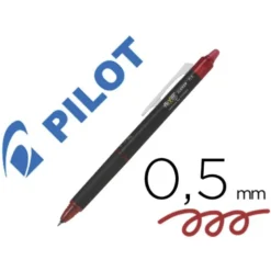 BOLIGRAFO PILOT FRIXION POINT CLICKER BORRABLE 0,5 MM ROJO