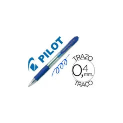 Boligrafo Pilot Super Grip azul 0,4 mm