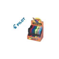 BOLIGRAFO PILOT SUPER GRIP EXPOSITOR DE 60 UNIDADES