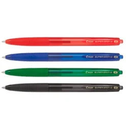 Boligrafo Pilot Super Grip G Azul 0,4 mm retráctil