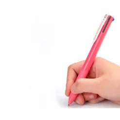 BOLIGRAFO PILOT SUPERGRIP G 4 COLORES RETRACTIL SUJECION DE CAUCHO TINTA BASE DE ACEITE CUERPO COLOR ROSA