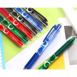 BOLIGRAFO Q-CONNECT RETRACTIL BORRABLE 0,7 MM COLOR AZUL