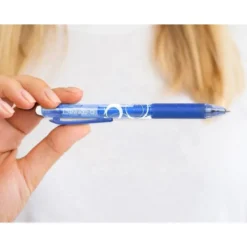 BOLIGRAFO Q-CONNECT RETRACTIL BORRABLE 0,7 MM COLOR AZUL