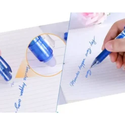 BOLIGRAFO Q-CONNECT RETRACTIL BORRABLE 0,7 MM COLOR AZUL
