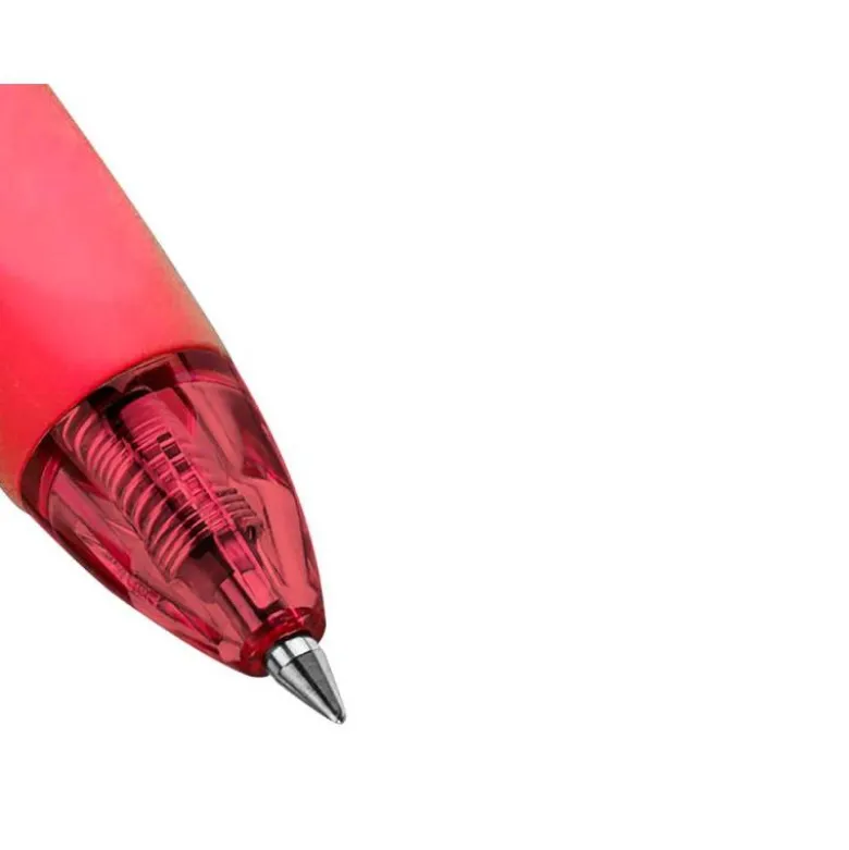 BOLIGRAFO Q-CONNECT RETRACTIL BORRABLE 0,7 MM COLOR ROJO