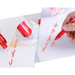 BOLIGRAFO Q-CONNECT RETRACTIL BORRABLE 0,7 MM COLOR ROJO