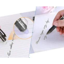 BOLIGRAFO Q-CONNECT RETRACTIL BORRABLE 0,7 MM COLOR NEGRO