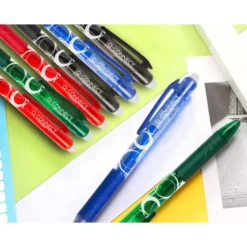 BOLIGRAFO Q-CONNECT RETRACTIL BORRABLE 0,7 MM COLOR VERDE