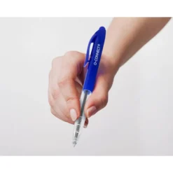 BOLIGRAFO Q-CONNECT RETRACTIL CON CLIP DISEÑO FINO TINTA ACEITE 0,7 MM COLOR AZUL