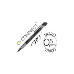 Boligrafo Q-connect roller ball negro 0,5 mm