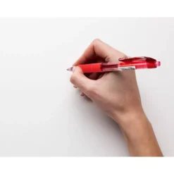 BOLIGRAFO Q-CONNECT SIGMA RETRACTIL 0,5 MM COLOR ROJO