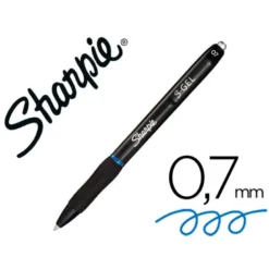 BOLIGRAFO SHARPIE RETRACTIL TINTA GEL PUNTA 0,7 MM COLOR AZUL