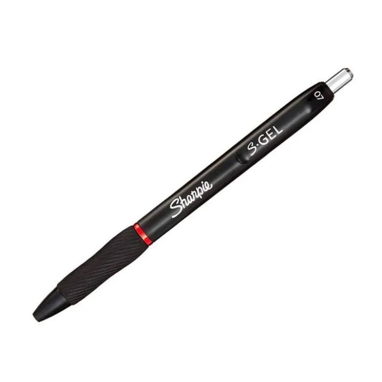 BOLIGRAFO SHARPIE RETRACTIL TINTA GEL PUNTA 0,7 MM COLOR ROJO