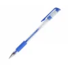 Boligrafo transparente Q-Connect gel azul 0,3 mm