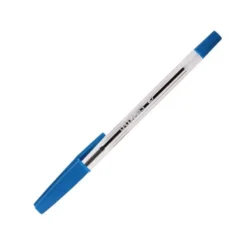Boligrafo transparente Q-Connect Azul 0,7 mm