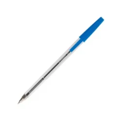 Boligrafo transparente Q-Connect Azul 0,7 mm
