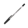 Boligrafo transparente Q-Connect Negro 0,7 mm