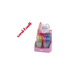 BOLIGRAFO UNI BALL UM-120 SIGNO 0,7 MM TINTA GEL EXPOSITOR DE 48 COLORES CON PURPURINA