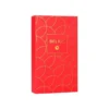 BOLIGRAFO Y ESTUCHE BELIUS PASSION DOR ALUMINIO TEXTURA CEPILLADA COLOR ROJO Y DORADO TINTA AZUL CAJA DE DISEÑO
