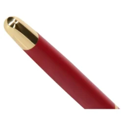 BOLIGRAFO Y ESTUCHE BELIUS SOIREE COLOR ART DECO GRANATE Y DORADO TINTA AZUL CAJA DE DISEÑO
