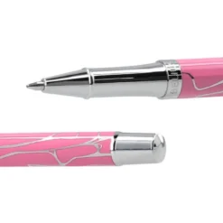 BOLIGRAFO Y WALLET BELIUS COCKTAILS COSMOPOLITAN ALUMINIO ROSA PLATEADO RELIEVETINTA COLOR AZUL CAJA DISEÑO
