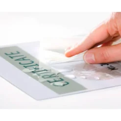 Bolsa de plastificar autoadhesivas Q-Connect DIN A5 125 micras 100 unidades