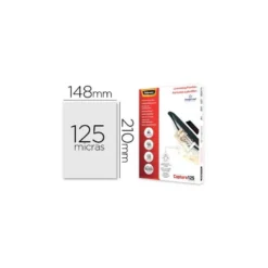 Bolsa de plastificar Fellowes Din A5 125 micras mate 100 unidades
