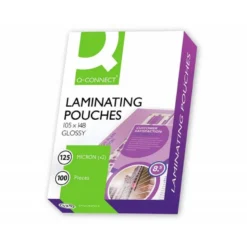 Bolsa de plastificar marca Q-Connect A6 125 MC