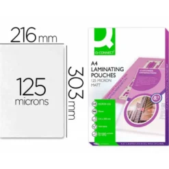 Bolsa de plastificar Q-Connect Mate A4 125 Mc