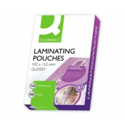 Bolsa de plastificar Q-Connect Carnet de Futbol 125 Micras