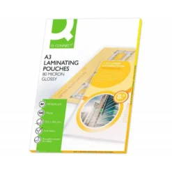 Bolsa de plastificar Q-Connect Din A3 80 Micras