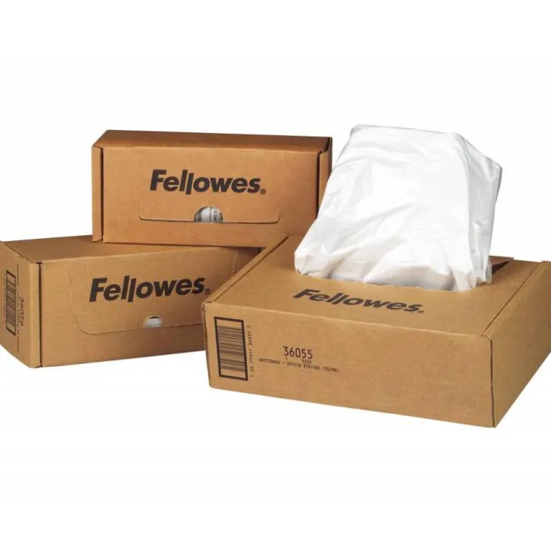 Bolsa de residuos fellowes para destructora de documentos. Caja 50 unidades. Para ps220 220c/320/320cc.