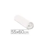 Bolsa basura blanca aprox 55x60cm galga 120 rollo 15 unidades con cierre cierre fácil