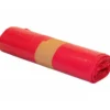 Bolsa basura roja 85x105cm uso industrial galga 110 rollo 10 unidades