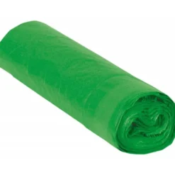 Bolsa basura verde 85x105cm uso industrial galga 110 rollo 10 unidades