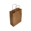 Bolsa Kraft Q-connect Natural Asa retorcida de 270x120x360 mm