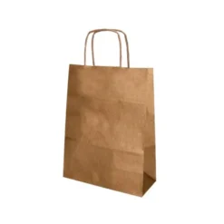 Bolsa Kraft Q-connect Natural Asa retorcida de 270x120x360 mm