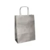 Bolsa Kraft Q-Connect Plata Asa retorcida de 270x120x360 mm