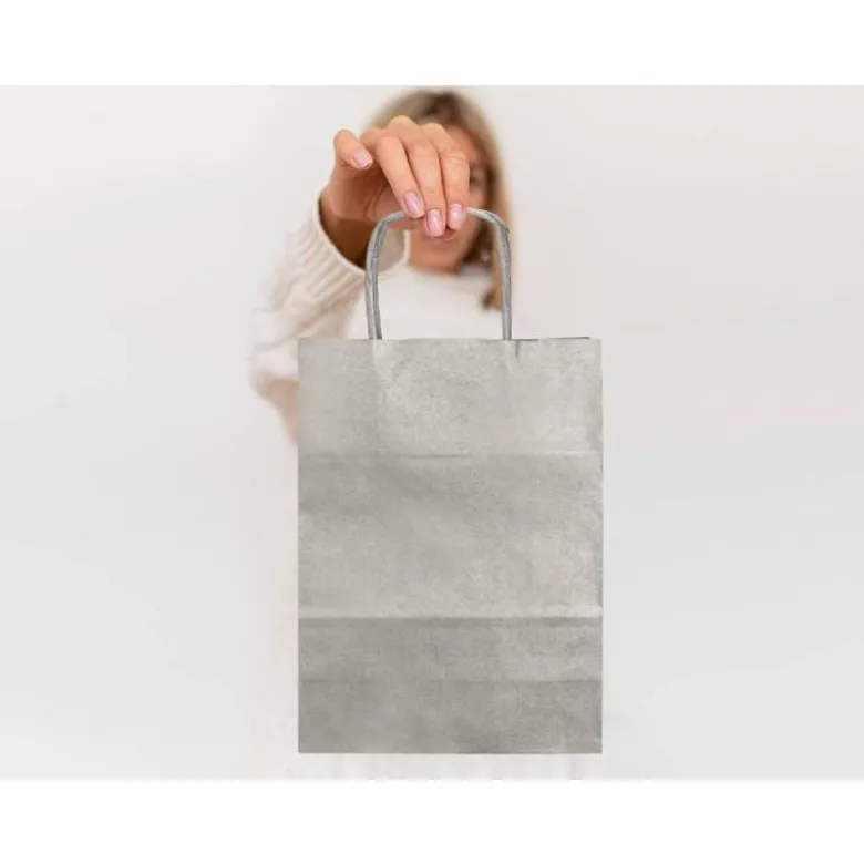 Bolsa Kraft Q-connect Plata de 240x100x310 mm