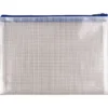 BOLSA MULTIUSOS Q-CONNECT MALLA DIN A5 APERTURA SUPERIOR CON CREMALLERA AZUL