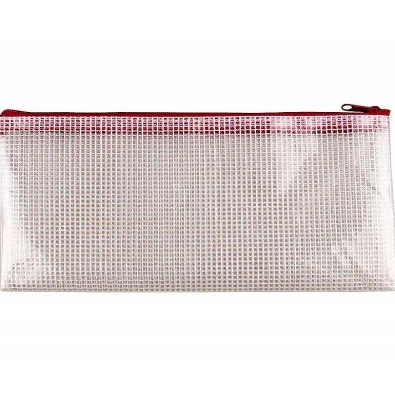 Bolsa multiusos 250x115 mm Q-Connect plastico impermeable y ultrarresistente color Roja